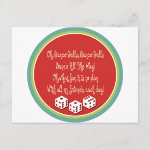 bunco bells , bunco bells briefkaart