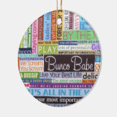 Bunco Best Keramisch Ornament (Links)