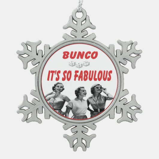 Bunco C'est tellement fabuleux ornement (Devant)