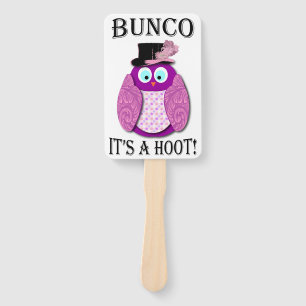 Bunco Dice Game Elegant Cute Owl Handwaaier