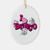 Bunco Dice Game Keramisch Ornament (Rechts)