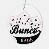 Bunco Dice Game Keramisch Ornament (Links)