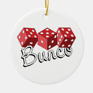 Bunco Dice Game Keramisch Ornament