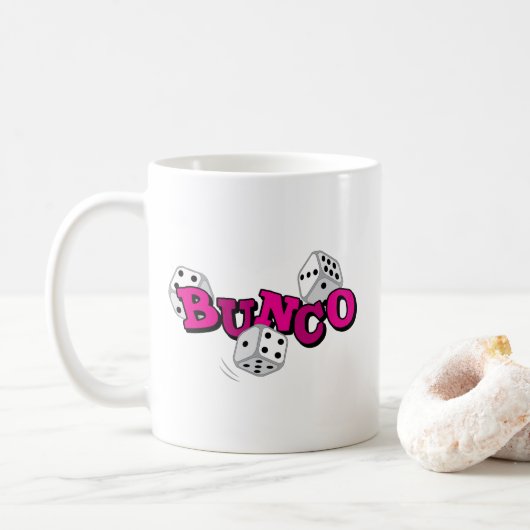 Bunco Dice Game Koffiemok (Met donut)
