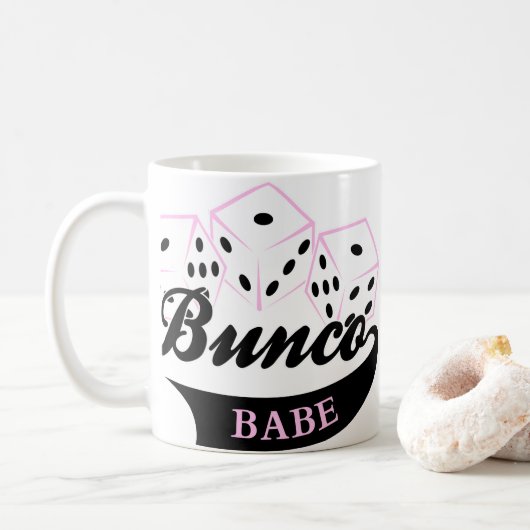 Bunco Dice Game Koffiemok (Met donut)