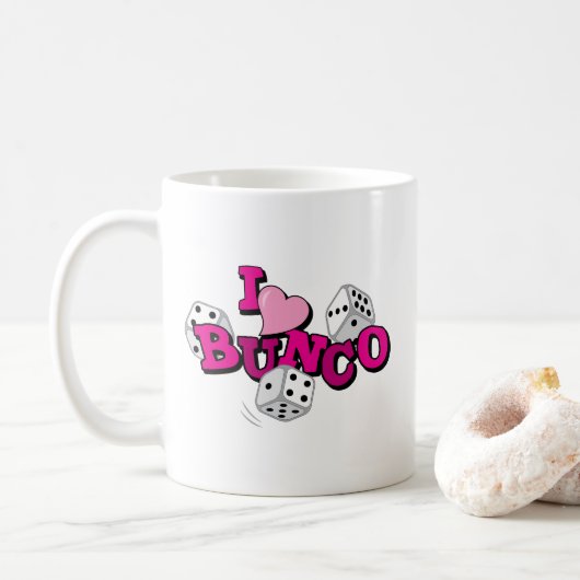 Bunco Dice Game Koffiemok (Met donut)