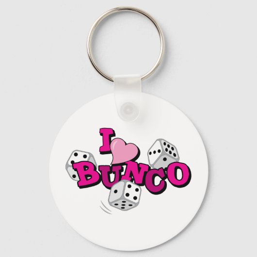 Bunco Dice Game Sleutelhanger (Voorkant)