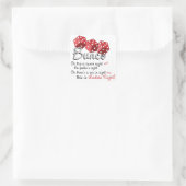 Bunco Dice Game Vierkante Sticker (Tas)