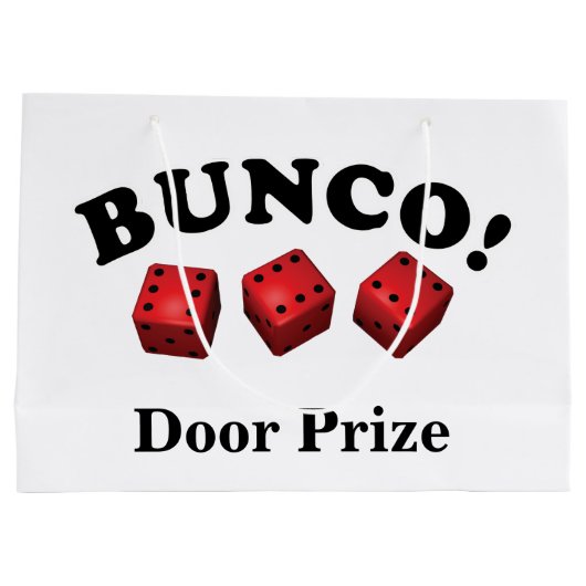 Bunco Dice Gift-prijs Large Cadeautasje (Achterkant)