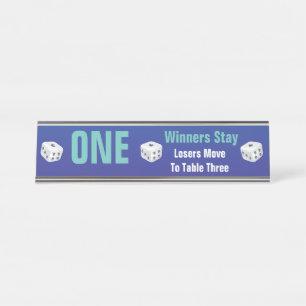 Bunco Dice Table One Number Bureau Naambordje