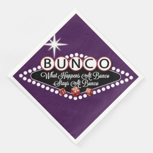 Bunco Dice - Wat er bij Bunco gebeurt, blijft bij  Servetten