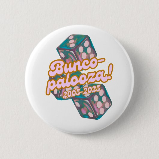 Bunco-feest! Ronde Button 5,7 Cm (Voorkant)
