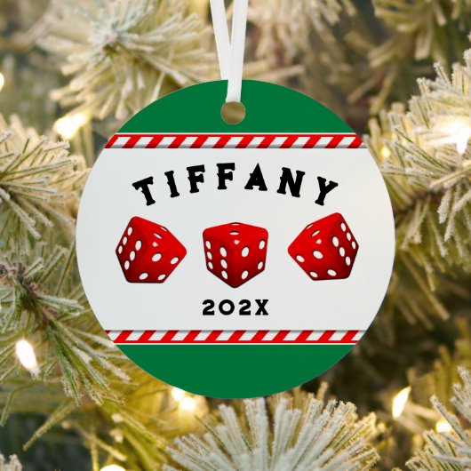 Bunco Game Collectible Metalen Ornament (Insitu)