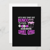 Bunco Game Flamingo Design for a Bunco Babe Kaart (Voorkant / Achterkant)