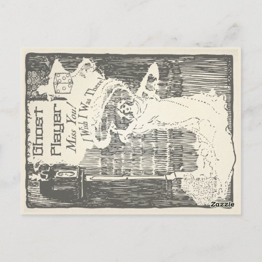 Bunco  Ghost Player Briefkaart (Achterkant)