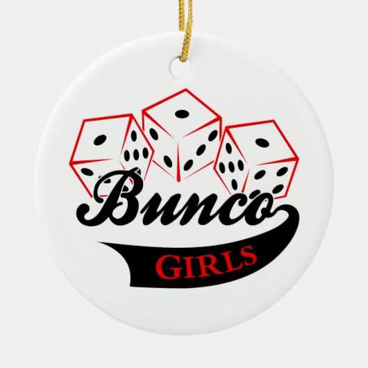 Bunco Girls Keramisch Ornament (Voorkant)