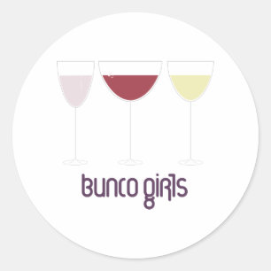 Bunco Girls Ronde Sticker