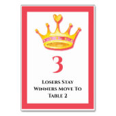 Bunco Gold Crown Table 3 sur 5 cartes (Dos)