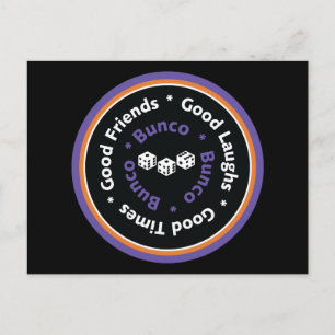Bunco Good Friends - Paars Briefkaart
