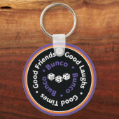 Bunco Good Friends - Paars Sleutelhanger (Voorkant)