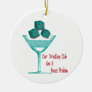 Bunco Group Funny Ornament
