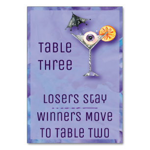 Bunco Halloween Tafel Kaart - Tabel 2 Drink