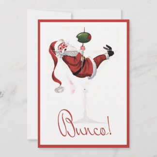 Bunco Holiday Kaart