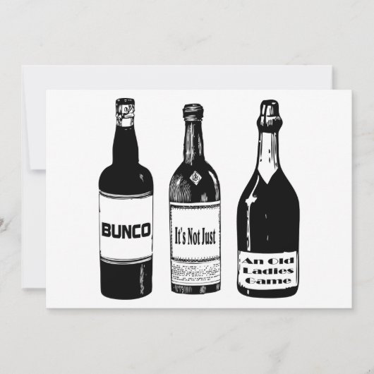 Bunco Invite Kaart (Voorkant)