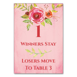 Bunco Jolie Fleurs Carte Table #1