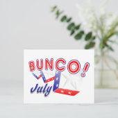 bunco july briefkaart (Staand voorkant)