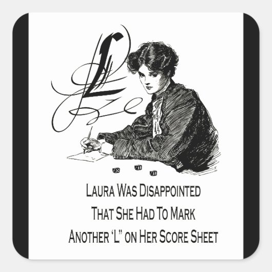 Bunco Loser Vierkante Sticker (Voorkant)