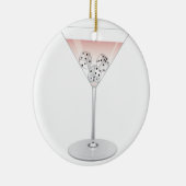 Bunco Martini Cocktail Keramisch Ornament (Rechts)