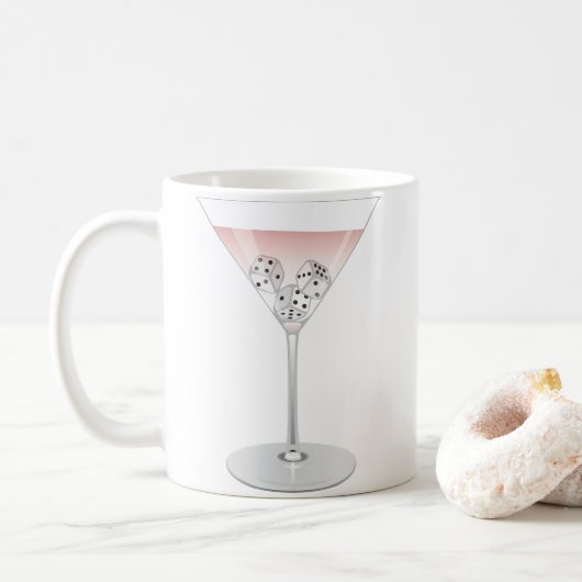 Bunco Martini Cocktail Koffiemok (Met donut)