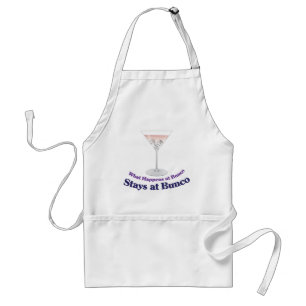 Bunco Martini Cocktail Standaard Schort