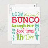 Bunco-metro-kunstontwerp op basis van kunstwerk briefkaart (Voorkant / Achterkant)