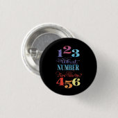 Bunco Modern Typografie... ....................... Ronde Button 3,2 Cm (Voorkant /achterkant)