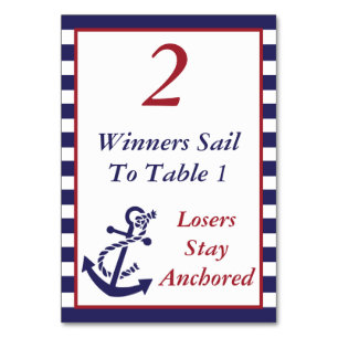 Bunco Nautical Anchor Theme #2 Kaart