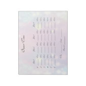 Bunco Night-blad Notitieblok (Gedraaid)