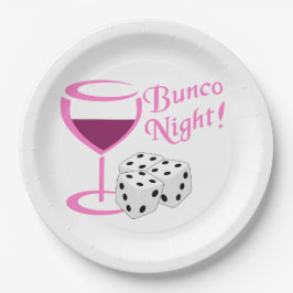 Bunco Night Papieren Bordje