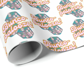 Bunco-palooza wrapping paper cadeaupapier
