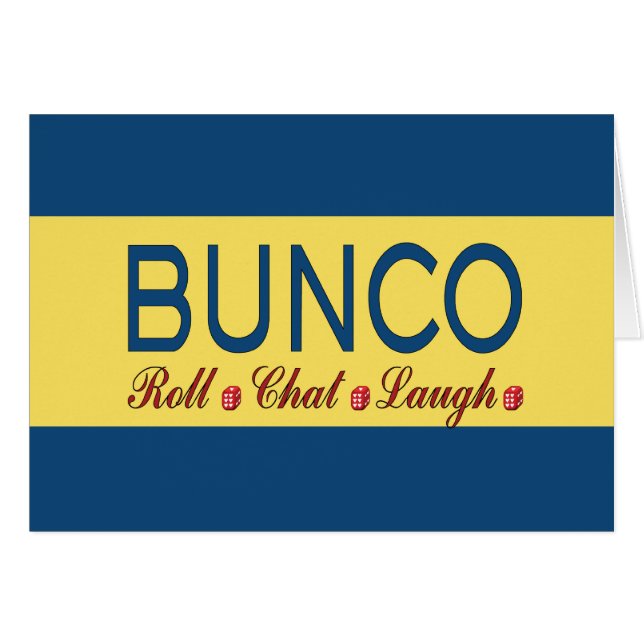 Bunco - petit pain, conversation, rire (Devant horizontal)