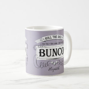  Bunco Player Monogram Naam Koffiemok