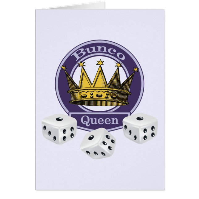 Bunco Queen Crown en Dice (Voorkant)