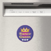 Bunco Queen Crown en Dice Magneet (Insitu (Vaatwasser))