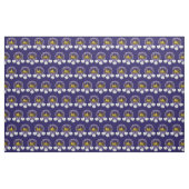 Bunco Queen Novelty Crown Dice Pattern Stof (Fat Quarter)