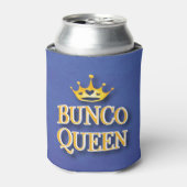 Bunco Queen Player Waterverf Crown Blikjeskoeler (Blikje Voorkant)