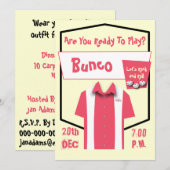 Bunco Retro Pink Hipster Bowling Rockabilly Kaart (Voorkant / Achterkant)