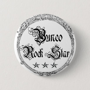 bunco rock star ronde button 5,7 cm
