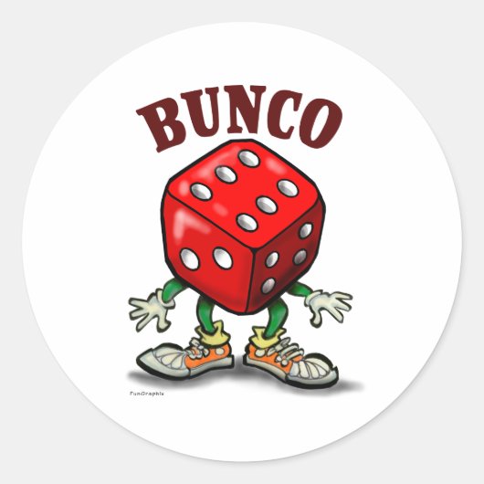 Bunco Ronde Sticker (Voorkant)