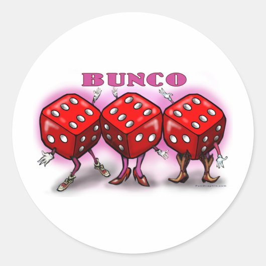 Bunco Ronde Sticker (Voorkant)